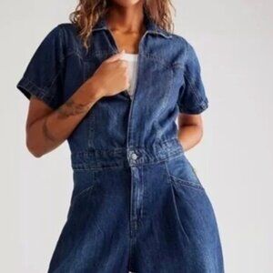We The Free Denim Jumpsuit